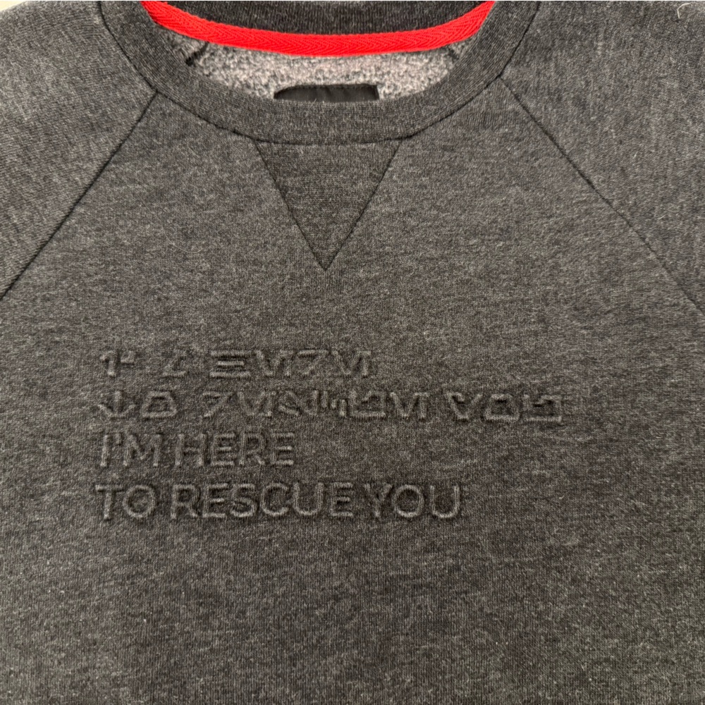 Figs Star Wars limited edition scrubs sweatshirt I’m Here To Rescue You sz XS